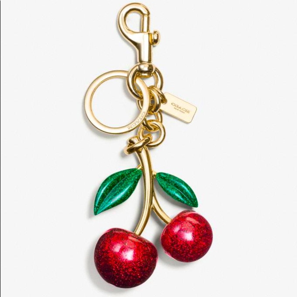 Coach Resin Cherry Bag Charm